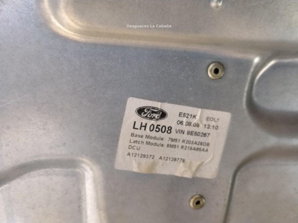 1738645 ELEVALUNAS PUERTA LAT DEL IZQ FORD KUGA I|Desguaces La Cabaña