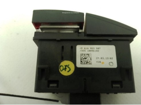 6JA953507 INTERRUPTOR WARNING SEAT TOLEDO IV (KG3)|Desguaces La Cabaña