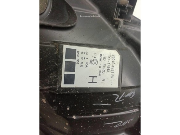 260607949R FARO IZQUIERDO RENAULT KANGOO Express (FW0/1_)|Desguaces La Cabaña