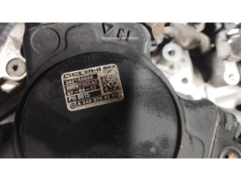 646811 MOTOR MERCEDES BENZ CLASE C (W204)|Desguaces La Cabaña