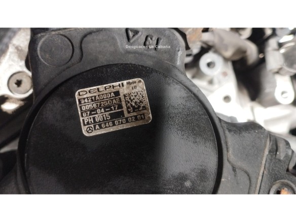 646811 MOTOR MERCEDES BENZ CLASE C (W204)|Desguaces La Cabaña
