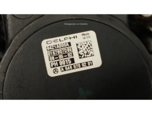 646811 MOTOR MERCEDES BENZ CLASE C (W204)|Desguaces La Cabaña