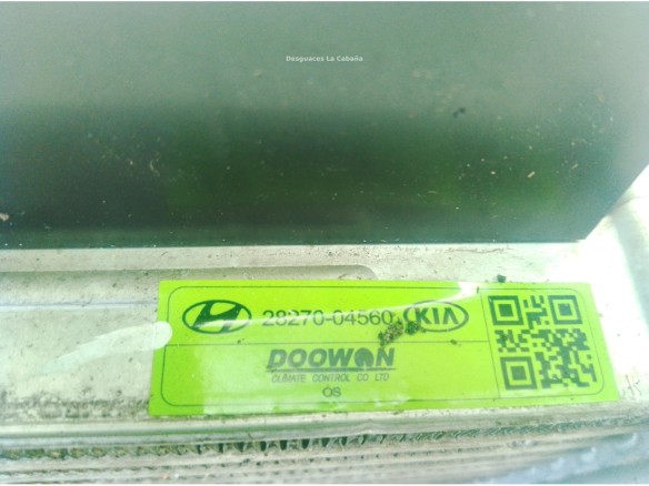 2827004560 INTERCOOLER HYUNDAI KONA (OS)|Desguaces La Cabaña