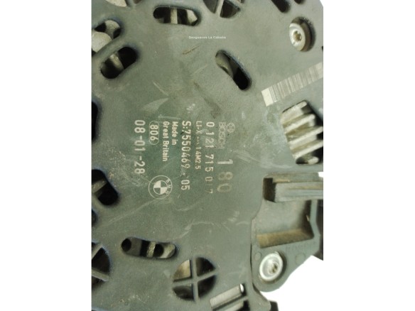 0121715017 ALTERNADOR BMW 1 (E87)|Desguaces La Cabaña