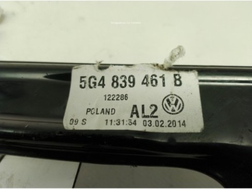 ELEVALUNAS PUERTA LAT TRA IZQ VW GOLF VII (5G1, BQ1, BE1, BE2)|Desguaces La Cabaña