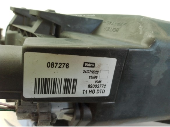6205S9, 89002772 FARO DERECHO PEUGEOT 206 Fastback (2A/C)|Desguaces La Cabaña