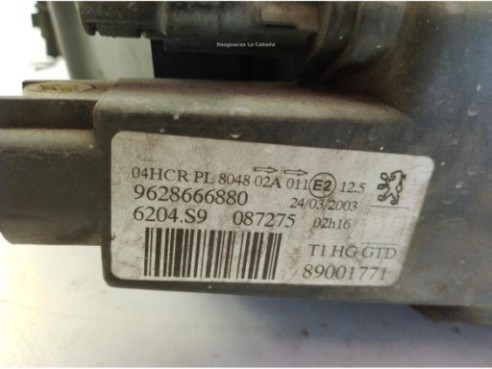 6204S9, 9628666880 FARO IZQUIERDO PEUGEOT 206 Fastback (2A/C)|Desguaces La Cabaña