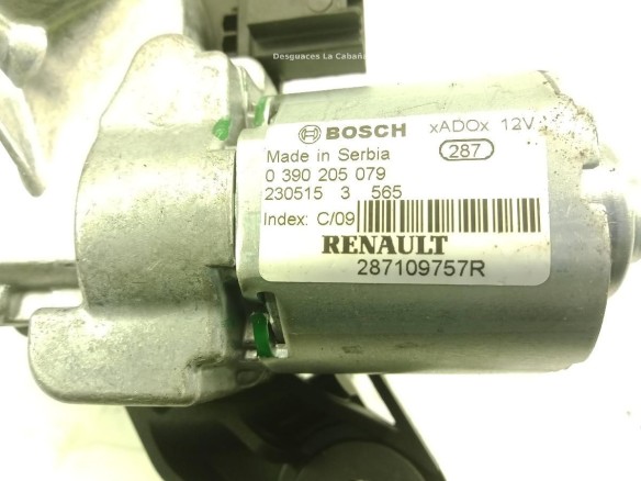287109757R MOTOR LIMPIAPARABRISAS TRA RENAULT MEGANE IV (B9A/M_) |Desguaces La Cabaña