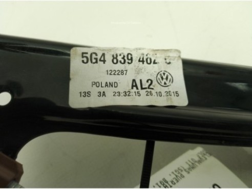 ELEVALUNAS PUERTA LAT TRA DER VW GOLF VII (5G1, BQ1, BE1, BE2)|Desguaces La Cabaña