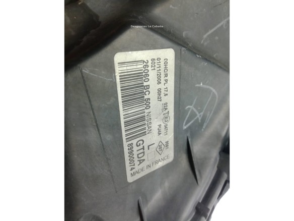   FARO IZQUIERDO NISSAN MICRA C+C III (K12)|Desguaces La Cabaña
