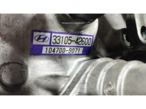 D4BH MOTOR HYUNDAI H-1 / STAREX Limusina|Desguaces La Cabaña