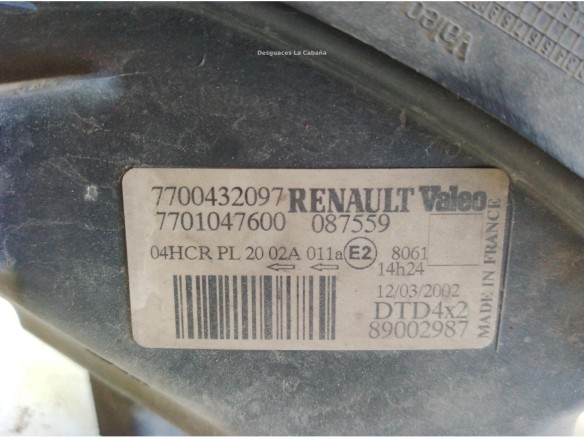 7701047600 FARO DERECHO RENAULT SCENIC I Limusina (JA0/1_)|Desguaces La Cabaña