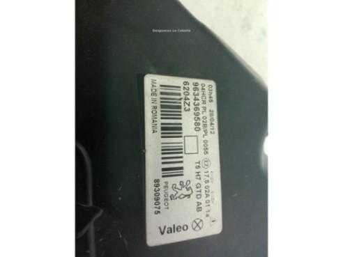 6204Z3 FARO IZQUIERDO PEUGEOT 307 (3A/C)|Desguaces La Cabaña