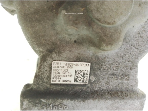 1846037, E3B1190629AA COMPRESOR AA FORD TRANSIT COURIER Furgón|Desguaces La Cabaña