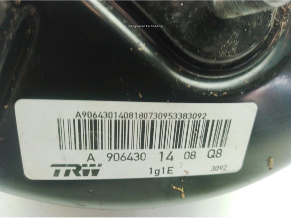A0004311927, A9064301408Q8 SERVOFRENO MERCEDES BENZ SPRINTER 3,5-t Furgón (906)|Desguaces La Cabaña
