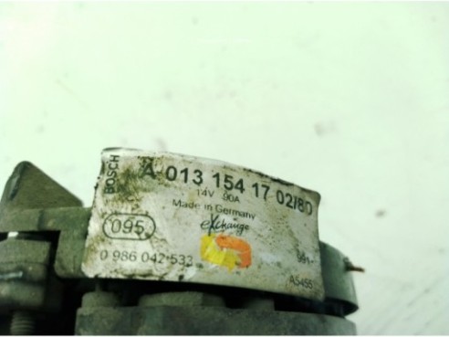 A013154170280 ALTERNADOR MERCEDES BENZ SPRINTER 3-t Furgón (903)|Desguaces La Cabaña