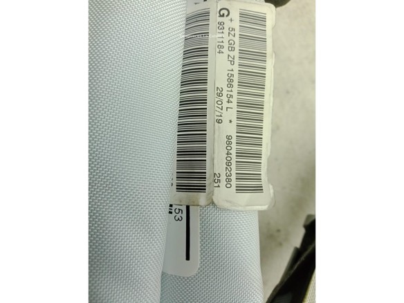 9804092380 AIRBAG CORTINA IZQ PEUGEOT 2008|Desguaces La Cabaña