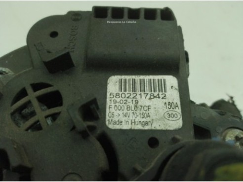 5802217842 ALTERNADOR IVECO DAILY VI Furgón|Desguaces La Cabaña
