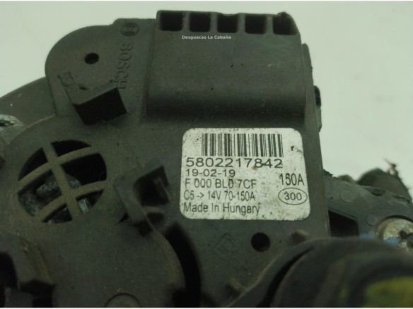 5802217842 ALTERNADOR IVECO DAILY VI Furgón|Desguaces La Cabaña
