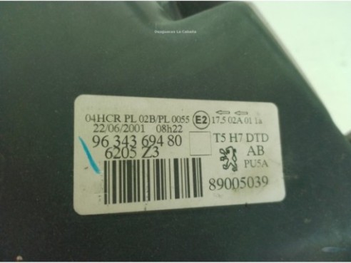 6205Z3, 9634369480 FARO DERECHO PEUGEOT 307 (3A/C)|Desguaces La Cabaña