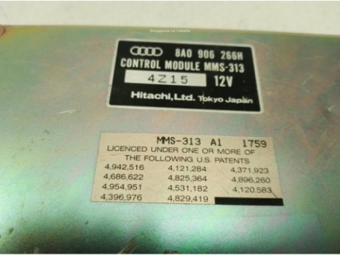 8A0906266H, CENTRALITA MOTOR AUDI A4 (8D2, B5)|Desguaces La Cabaña