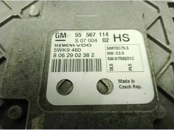 55567114 CENTRALITA MOTOR OPEL ASTRA H (A04)|Desguaces La Cabaña