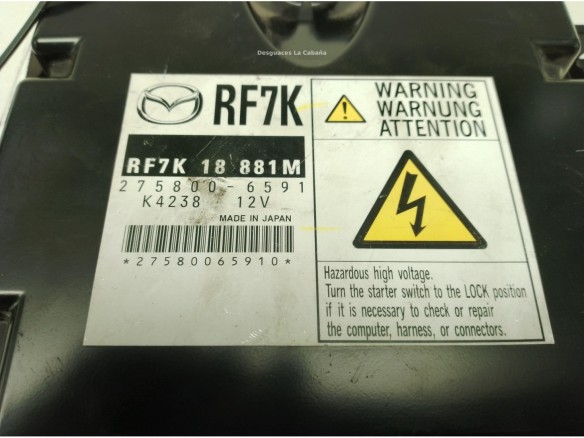 RF7K18881M, CENTRALITA MOTOR MAZDA 6 Hatchback (GG)|Desguaces La Cabaña
