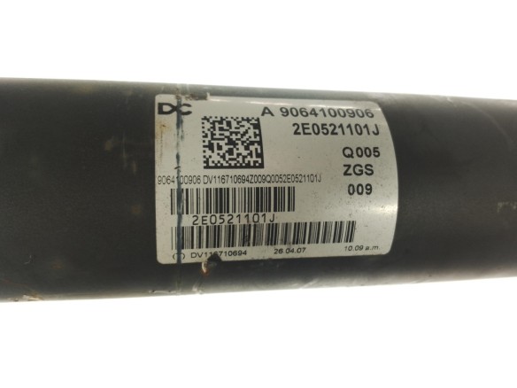  A9064100906 PALIER CENTRAL TRA MERCEDES BENZ SPRINTER 3,5-t Caja/Chasis (906)|Desguaces La Cabaña