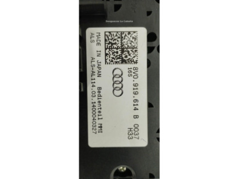 8V0919614B MANDO MULTIMEDIA AUDI A3 (8V1, 8VK) |Desguaces La Cabaña
