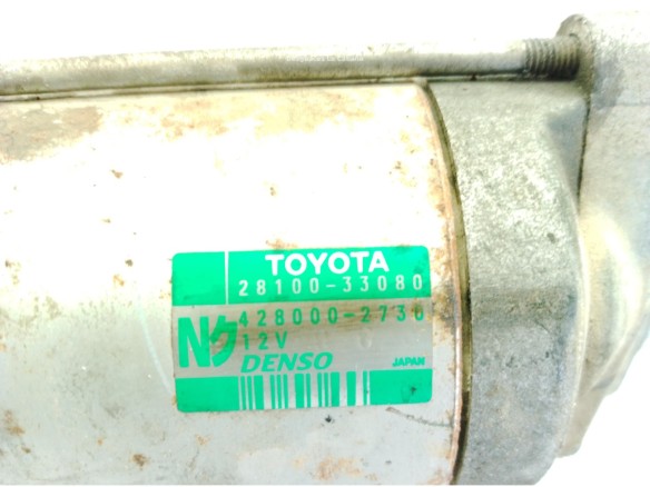 2810033080 ARRANQUE TOYOTA COROLLA (_E12_)|Desguaces La Cabaña