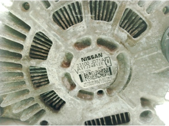 23100JD71A ALTERNADOR NISSAN QASHQAI / QASHQAI +2 I (J10, JJ10)|Desguaces La Cabaña