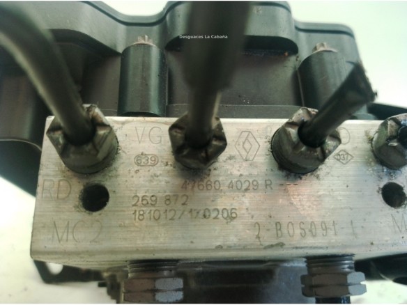 476609179R, 476604029R GRUPO ABS RENAULT MASTER III Furgón (FV)|Desguaces La Cabaña