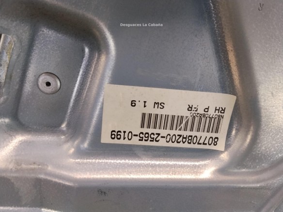   ELEVALUNAS PUERTA LAT DEL DER NISSAN PRIMERA (P12)|Desguaces La Cabaña