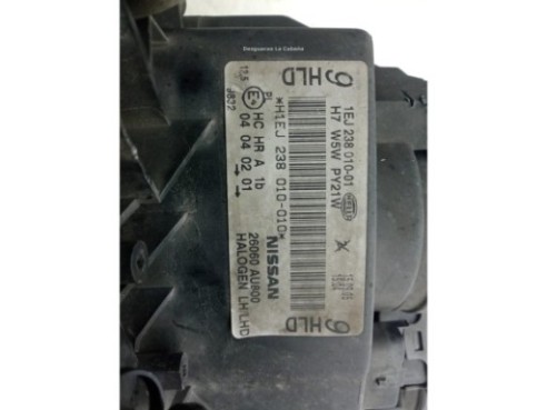   FARO IZQUIERDO NISSAN PRIMERA (P12)|Desguaces La Cabaña