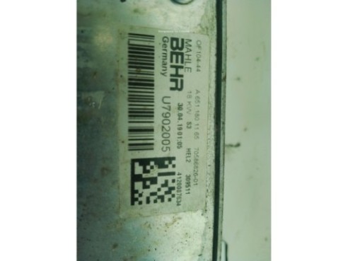 A6511801165 ENFRIADOR ACEITE MOTOR MERCEDES BENZ CLASE E (W212)|Desguaces La Cabaña