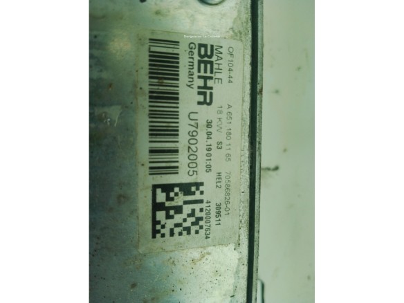 A6511801165 ENFRIADOR ACEITE MOTOR MERCEDES BENZ CLASE E (W212)|Desguaces La Cabaña