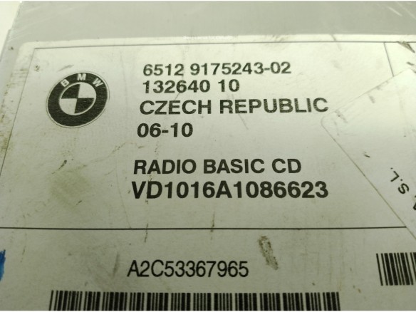 6512917524302 RADIO BMW X3 (E83)|Desguaces La Cabaña