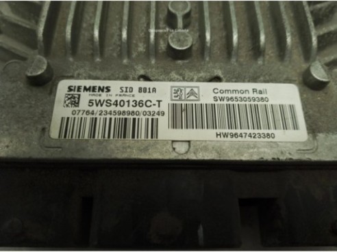 9653059380 CENTRALITA MOTOR PEUGEOT PARTNER ORIGIN Furgón (5)|Desguaces La Cabaña