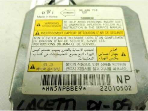 96406716 CENTRALITA AIRBAG CHEVROLET LACETTI (J200)|Desguaces La Cabaña
