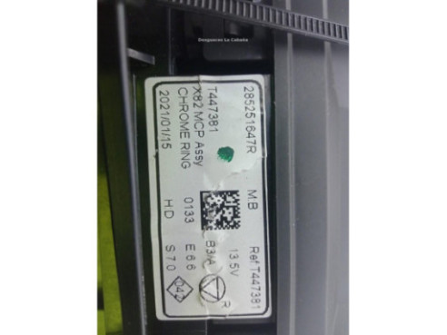 285251647R MANDO CLIMA RENAULT TRAFIC III Autobús (JG_) |Desguaces La Cabaña