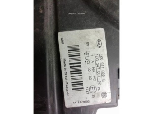 1K6941030C FARO DERECHO VW GOLF V (1K1)|Desguaces La Cabaña
