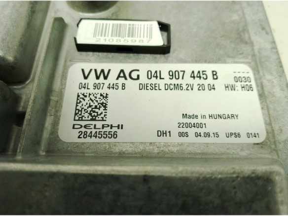  04L907445B CENTRALITA MOTOR VW GOLF VII (5G1, BQ1, BE1, BE2)|Desguaces La Cabaña