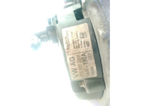07C903018, 07C903021K ALTERNADOR VW TOUAREG (7LA, 7L6, 7L7)|Desguaces La Cabaña