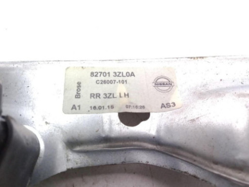ELEVALUNAS PUERTA LAT TRA IZQ NISSAN PULSAR Fastback (C13) |Desguaces La Cabaña