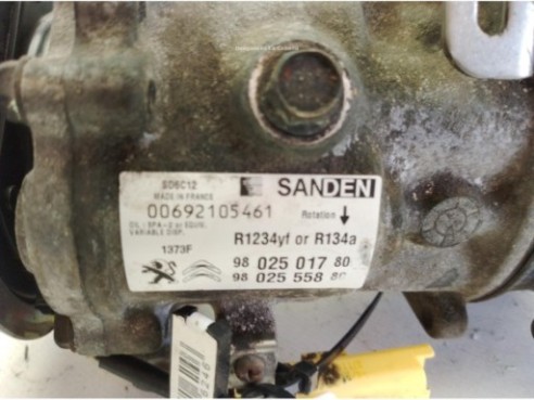 9802501780 COMPRESOR AA CITROEN C4 CACTUS|Desguaces La Cabaña