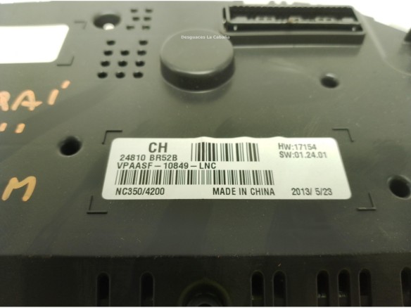 24810BR52B, CUADRO INSTRUMENTOS NISSAN QASHQAI / QASHQAI +2 I (J10, JJ10)|Desguaces La Cabaña