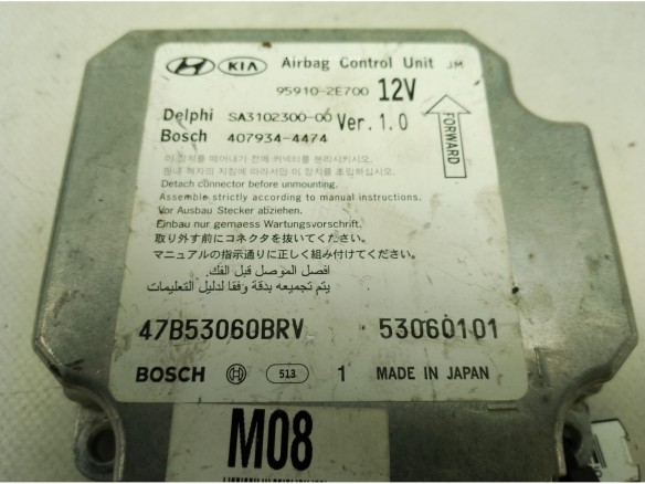 959102E700, CENTRALITA AIRBAG HYUNDAI TUCSON (JM)|Desguaces La Cabaña