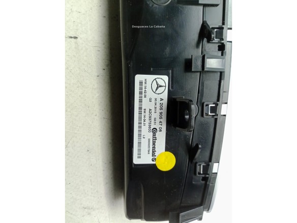 A2059054706 MANDO CLIMA MERCEDES BENZ CLASE C (W205)|Desguaces La Cabaña