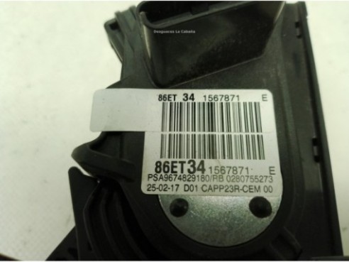 86ET341567871 POTENCIOMETRO ACELERADOR PEUGEOT 308 SW II|Desguaces La Cabaña
