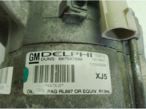 13310692, 687997689 COMPRESOR AA CHEVROLET CRUZE (J300)|Desguaces La Cabaña
